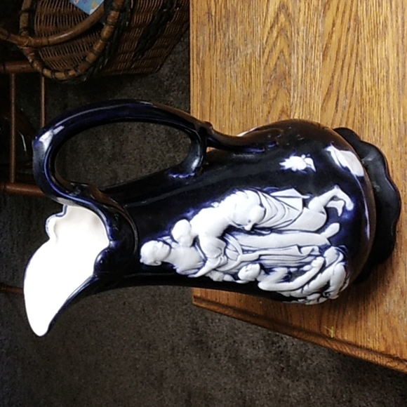 VTG JN 73 pottery pitcher - Picture 1 of 6